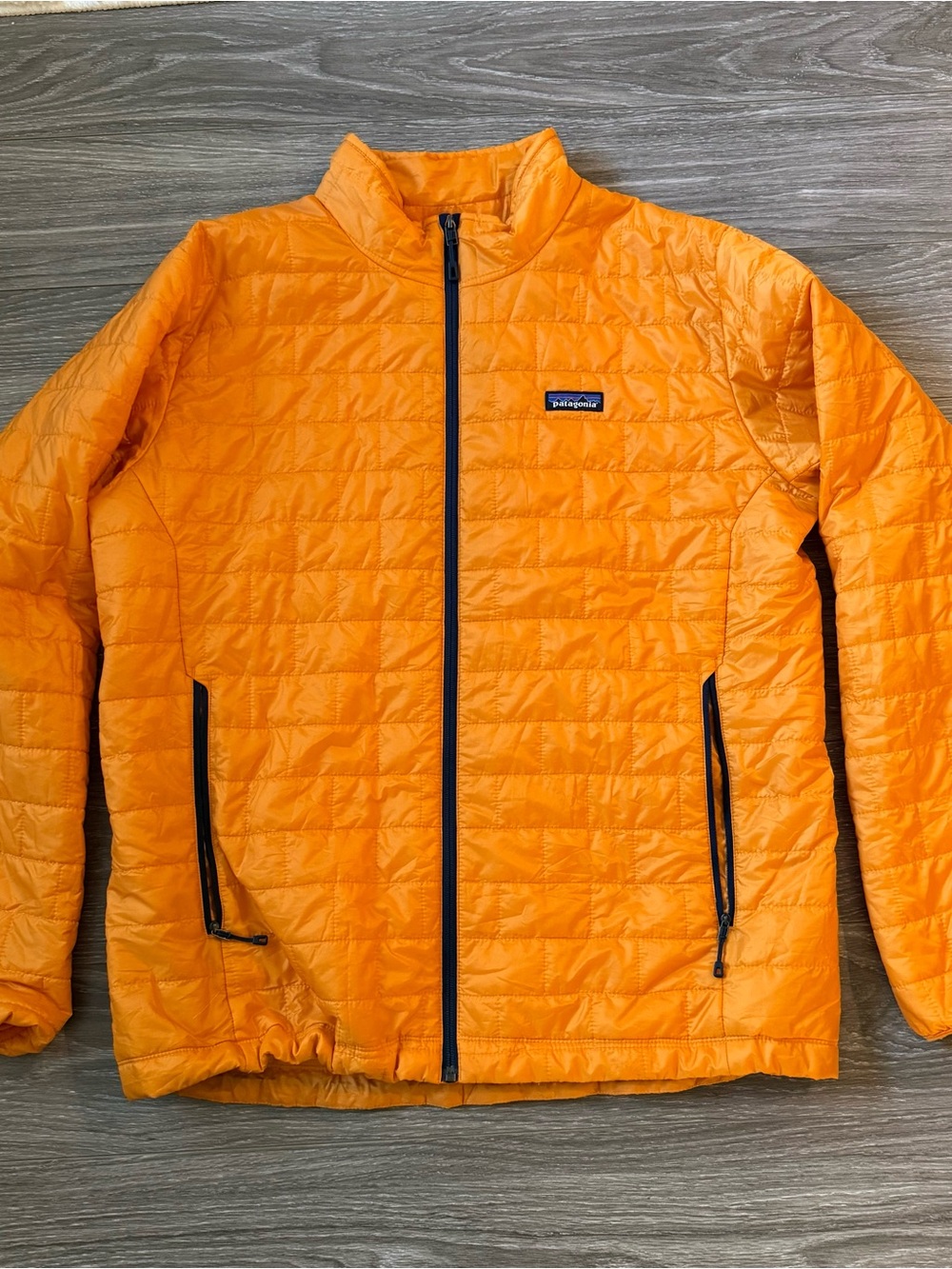 Patagonia Men's Orange Lightweight Quilted Jacket